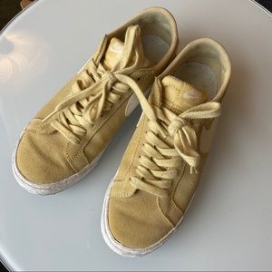 Yellow Suede Nike's